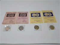 (4) National Historic Mint "Double Eagle" Coins