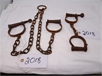 Antique Handcuffs and Leg Shackles