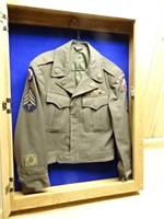 World War II Era M44 Eisenhower Jacket and Badges