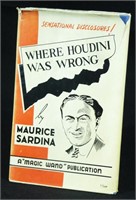 Sardina, Maurice - "Where Houdini Was Wrong,"
