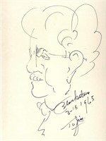 Blackstone, Harry Sr. Large self caricature