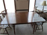 Maple Drop leaf table with chairs