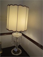 (2) lamps with prizmes & accent lamp