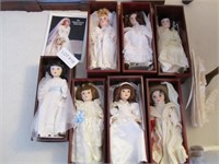 Brides of America porcelin dolls
