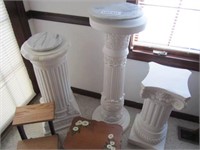 Column stand (3), step stools