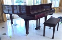NORDISKA BABY GRAND SELF PLAYER PIANO WITH LEATHER