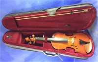 Violin with case and bow