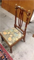 EARLY 20TH CENTURY LOUIS XV STYLE LOW CHAIR
