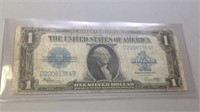 1923 $1 note , large horse blanket size