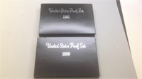 2 proof sets , 1980&1981