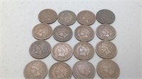 16 Indian head cents back to 1892