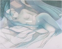 Lithograph of a Nude (58/150) 25.5 x 20 in
