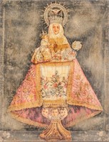 Oil on Cavas Portrait of Madonna