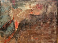André Lanskoy (Russian 1902-1976) Oil on Paper