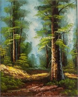 Canadian Landscape Oil on Canvas Painting