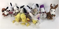 Lot of 11 Small Snoopy and Woodstock Plush