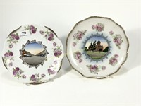 Lot of 2 Souvenir Plates, Independence Kansas