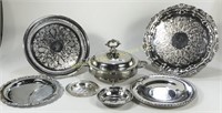 A Lot Of Seven Assorted Pieces of Silver Plate