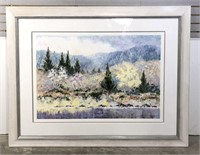 Large 51" x 74" Framed Painting