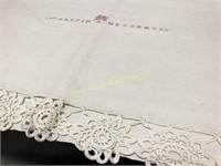 60 x 70” Hand Woven Linen Jewish Altar Cloth