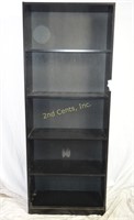 Black Assmbled 72" X 28" Pressed Wood Shelves