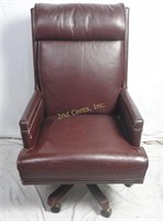 Executive Desk Premium Leather Large Chair