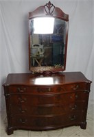 John Widdicomb Bedroom Dresser & W Mirror Set