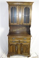 Vintage Hale 2 Pc China Cabinet & Hutch Base