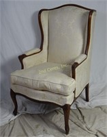Vintage Queen Wing Back Accent Side Chair