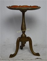Vtg Italian Composite 20" Ornamental Side Table