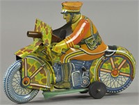 MARX ARMY SPARKLING MOTORCYCLE