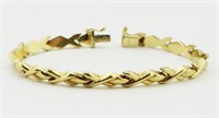 18K Italian Gold Bracelet