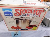 22 qt. stock pot lid (aluminum) with lid