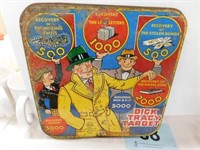 Dick Tracy target game board of tin