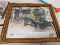 Photo, framed 1918 Model 490 Chevrolet bread