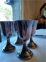 Silver Plates Goblets