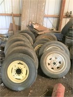 ASSORTED TIRES AND WHEELS