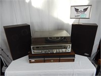 Vintage Zenith Stereo System Record Player