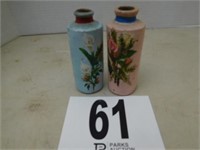 2- 4.5" tall vases