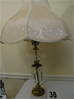 27" tall lamp with shade
