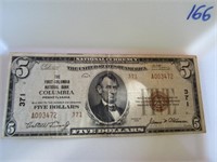 Series 1929 5 Dollar The First - Columbia