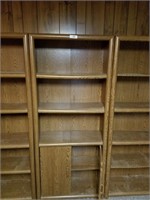 Set of Bookcases-Center has 2 Door Compartment at