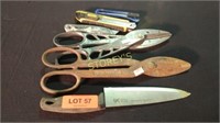 Assorted Knives & Cutters