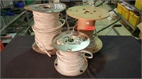 3 Spools of Assorted Electrical Cable