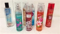 Group of fragrance mist some from Bath and