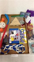Group of children's toys and learning