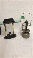 Desk lamp with air o lantern