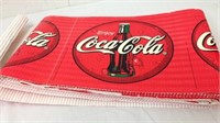 Large Coca-Cola cardboard banner