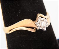 Jewelry 10kt Yellow Gold Diamond Wedding Ring