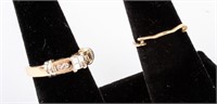 Jewelry 14kt Yellow Gold Diamond Wedding Ring Set